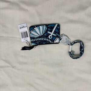 Vera Bradley Blue and Black Wristlet